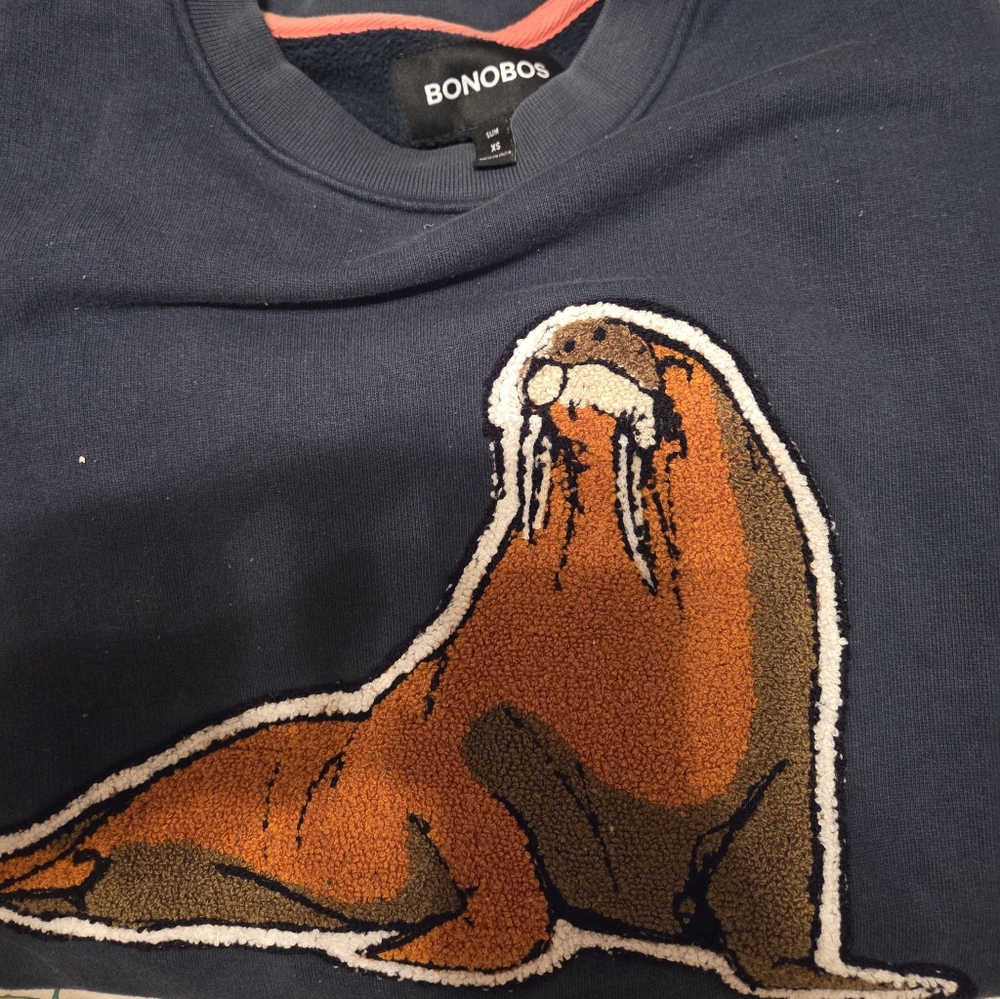 Bonobos Limited Edition Walrus Supersoft Fleece Sweater
